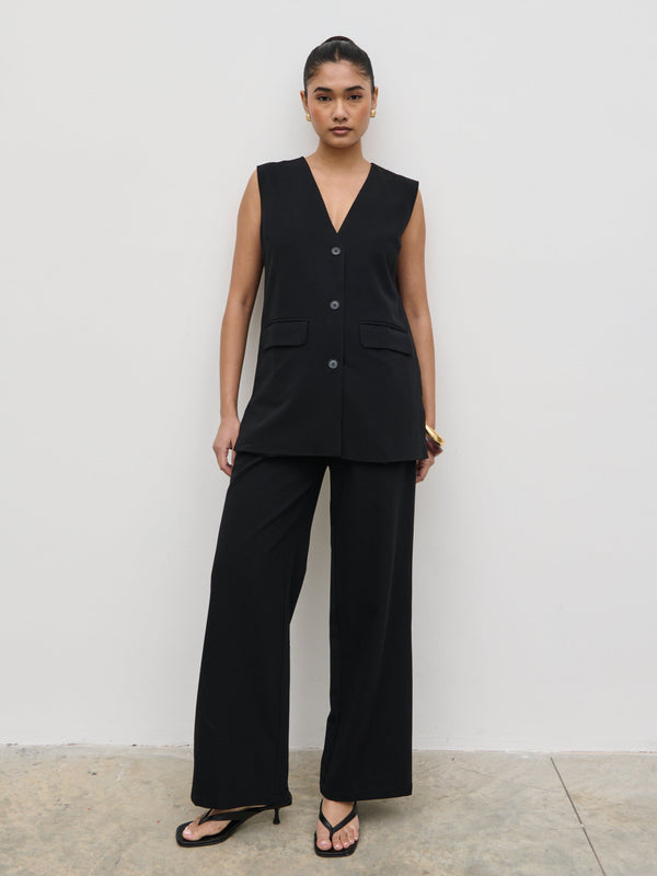 Pretty Lavish Harlee Sleeveless Waistcoat