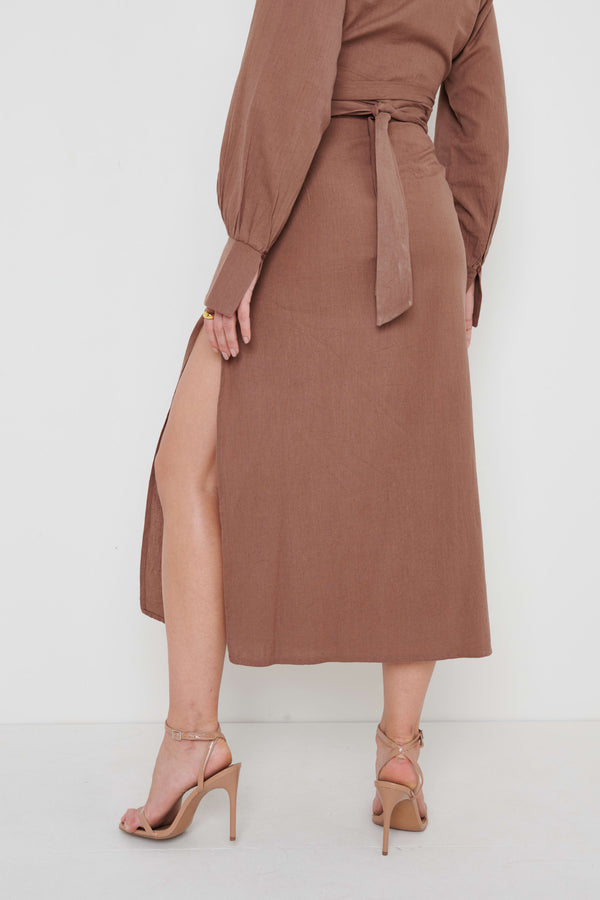 Pretty Lavish Harrie Ruched Skirt