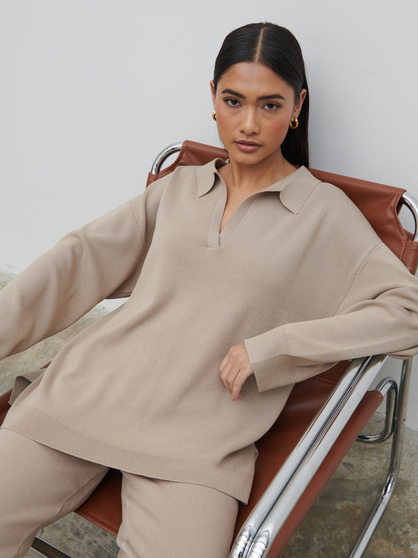 pretty lavish Hayden Oversized Knit Jumper