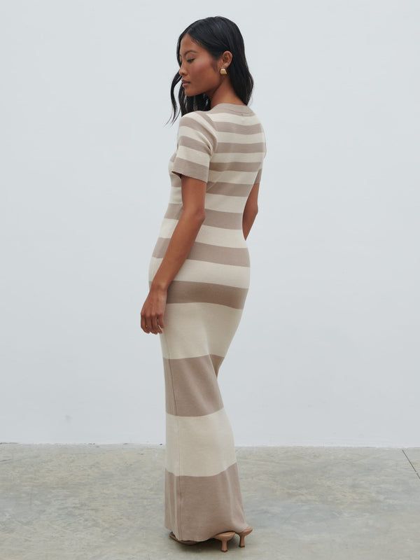 Pretty Lavish Heidi Stripe Knit Dress