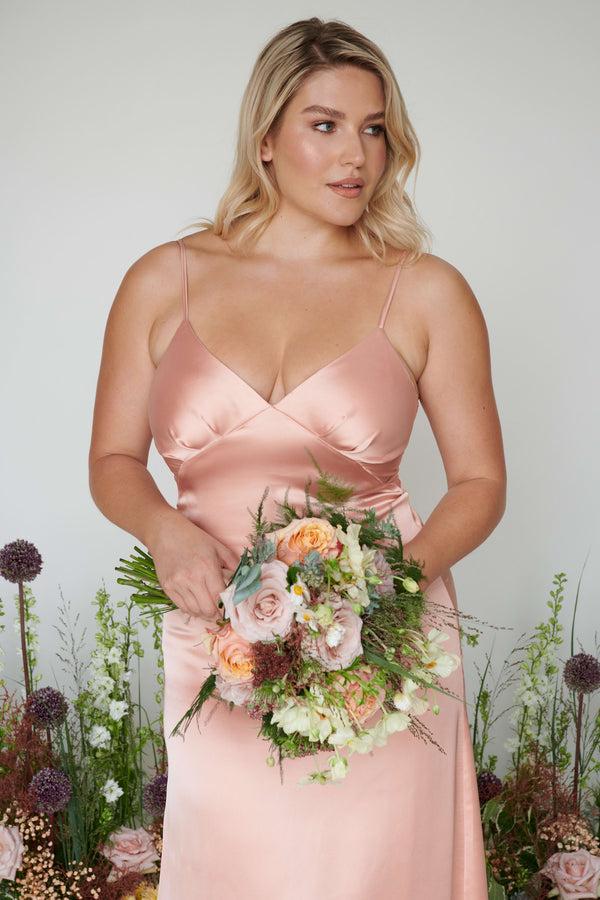 Pretty Lavish Ines Recycled Maxi Bridesmaids Dress