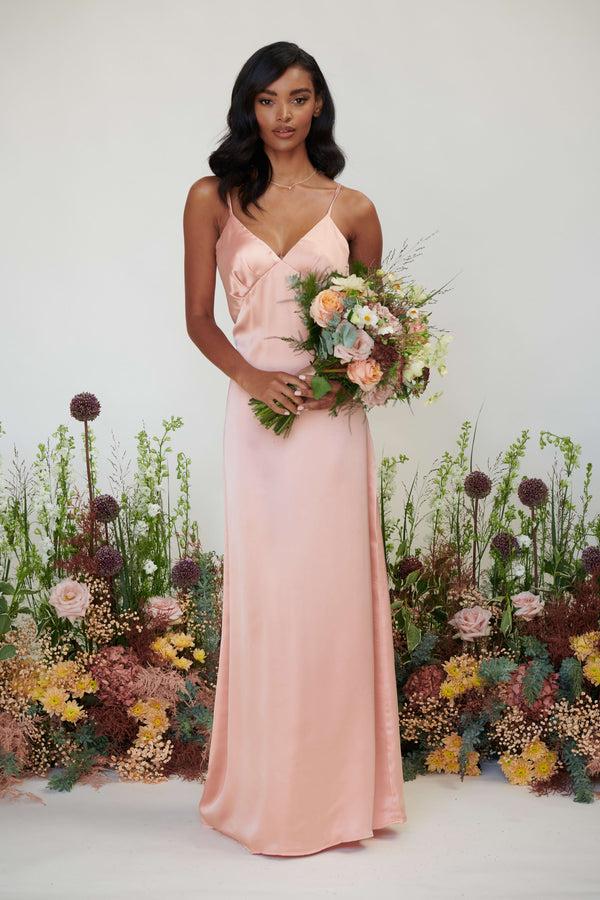 pretty lavish Ines Recycled Maxi Bridesmaids Dress