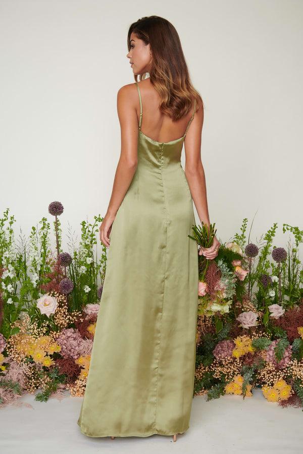 Pretty Lavish Ines Recycled Maxi Bridesmaids Dress