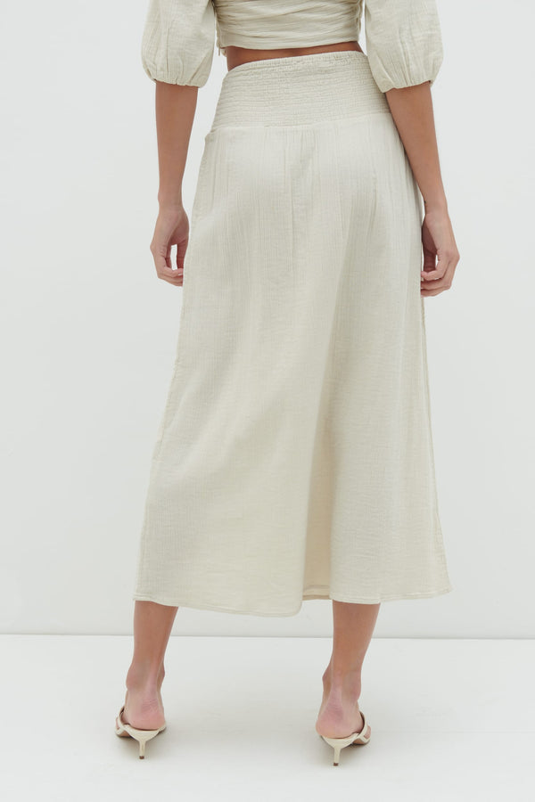 Pretty Lavish Ingrid Ruched Midaxi Skirt