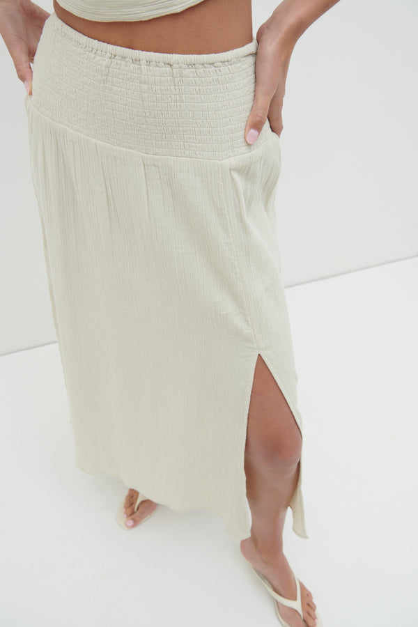 Pretty Lavish Ingrid Ruched Midaxi Skirt