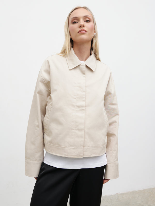 Pretty Lavish Isla Cropped Trench Coat