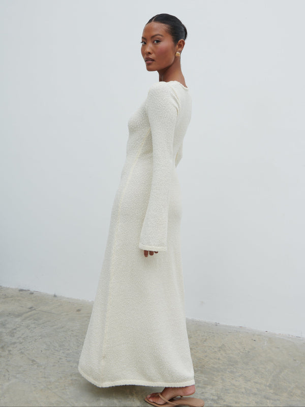 Pretty Lavish Ivy Boucle Knit Midaxi Dress