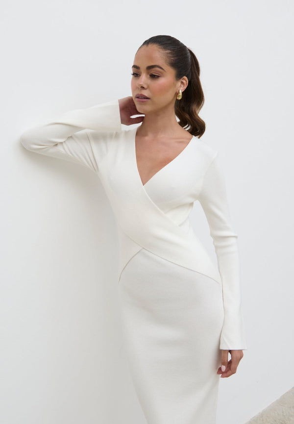 Pretty Lavish Jacklin Wrap Midaxi Dress