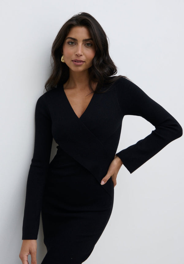 Pretty Lavish Jacklin Wrap Midaxi Dress