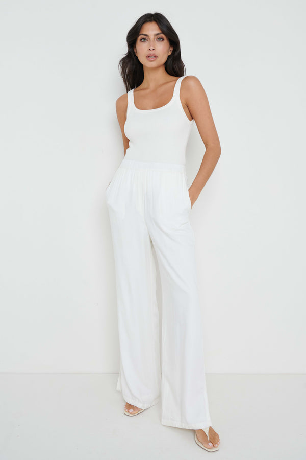 Pretty Lavish Jalen Relaxed Split Hem Trousers