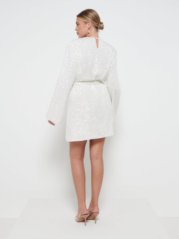 Pretty Lavish Jayda Sequin Cowl Neck Dress
