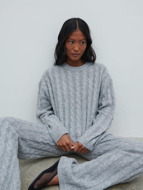 Pretty Lavish Jayde Cable Knit Jumper