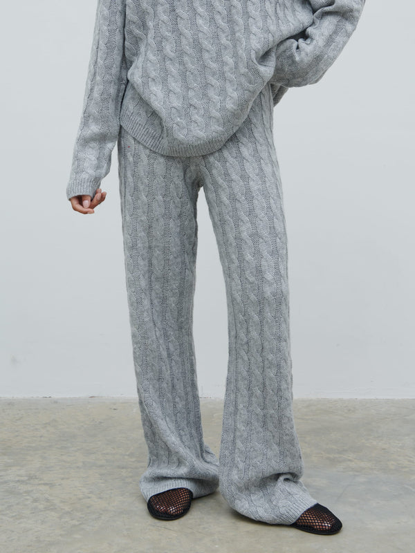 Pretty Lavish Jayde Cable Knit Trousers