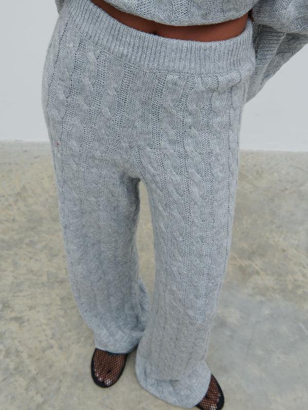 Pretty Lavish Jayde Cable Knit Trousers