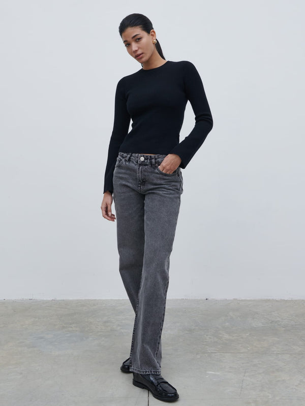 Pretty Lavish Jayla Long Sleeve Knit Top