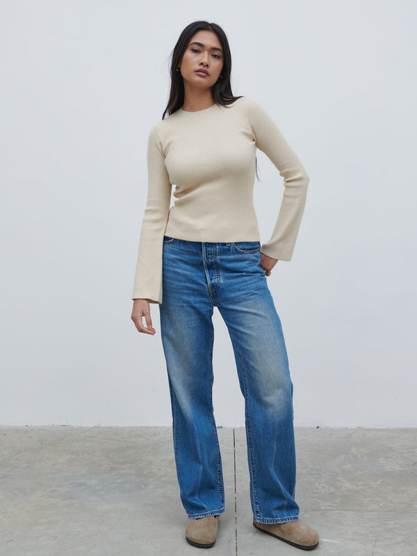 Pretty Lavish Jayla Long Sleeve Knit Top