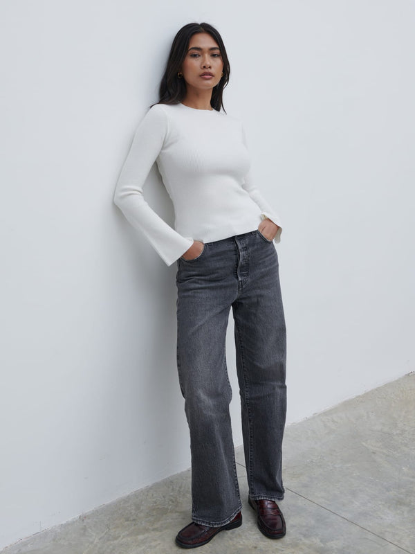 pretty lavish Jayla Long Sleeve Knit Top