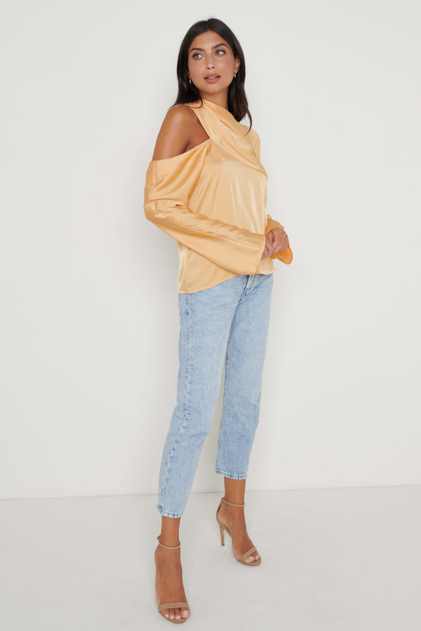 Pretty Lavish Jett Asymmetric Blouse