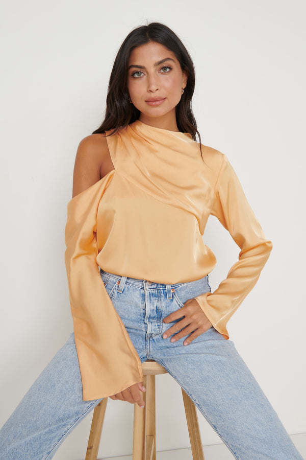 pretty lavish Jett Asymmetric Blouse