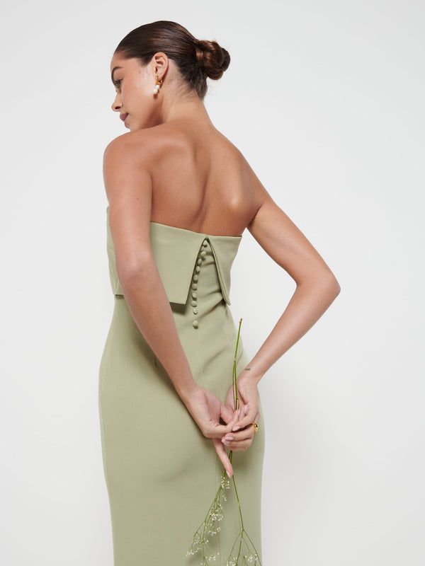 Pretty Lavish Julia Crepe Maxi Bridesmaid Dress