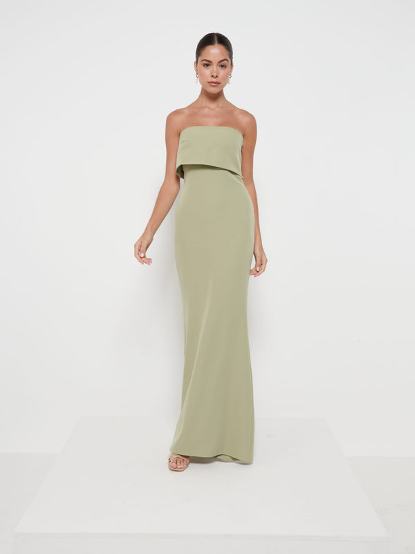 Pretty Lavish Julia Crepe Maxi Bridesmaid Dress