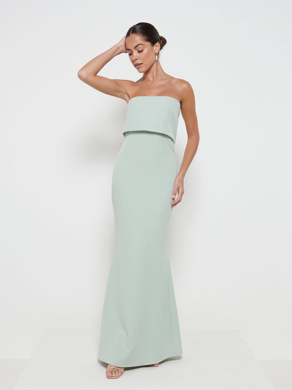 Pretty Lavish Julia Crepe Maxi Bridesmaid Dress