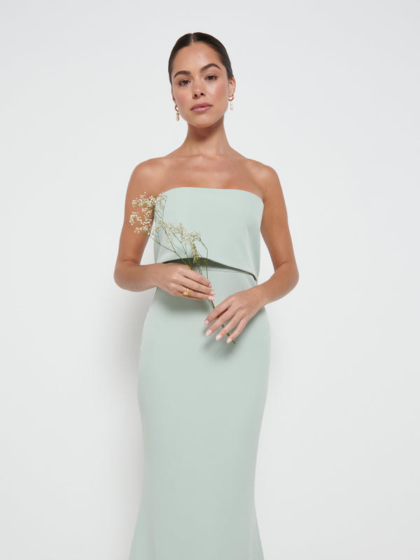 Pretty Lavish Julia Crepe Maxi Bridesmaid Dress