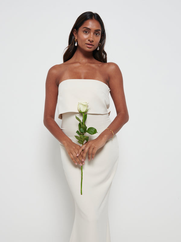 Pretty Lavish Julia Crepe Maxi Bridesmaid Dress