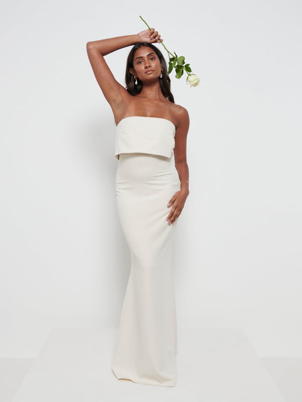 Pretty Lavish Julia Crepe Maxi Bridesmaid Dress