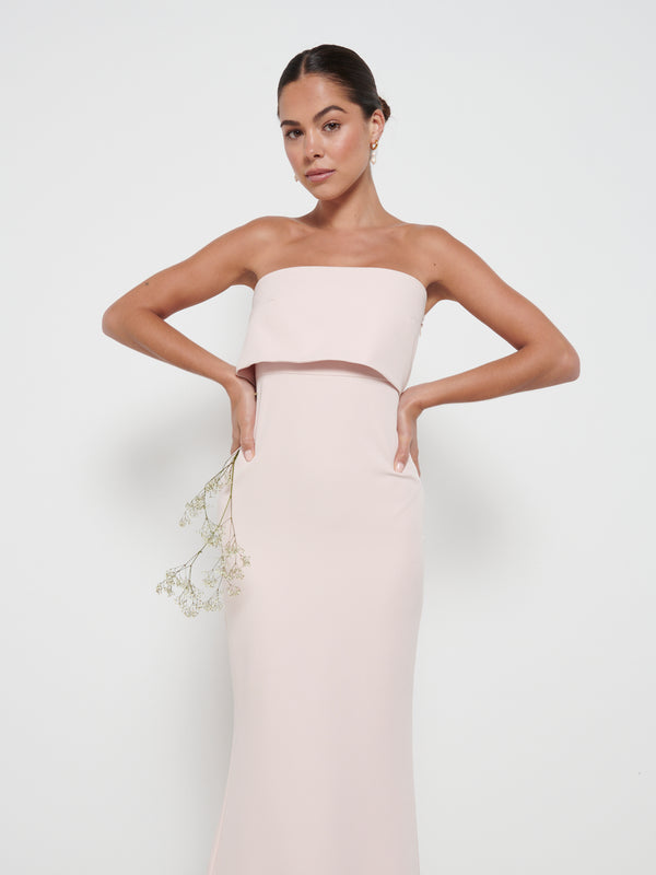 Pretty Lavish Julia Crepe Maxi Bridesmaid Dress