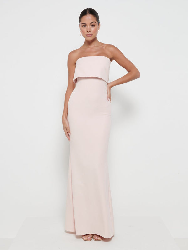 Pretty Lavish Julia Crepe Maxi Bridesmaid Dress