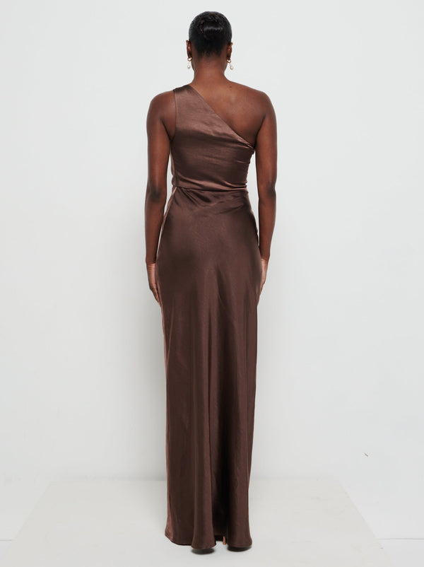 Pretty Lavish Juliet Ruched Maxi Bridesmaid Dress