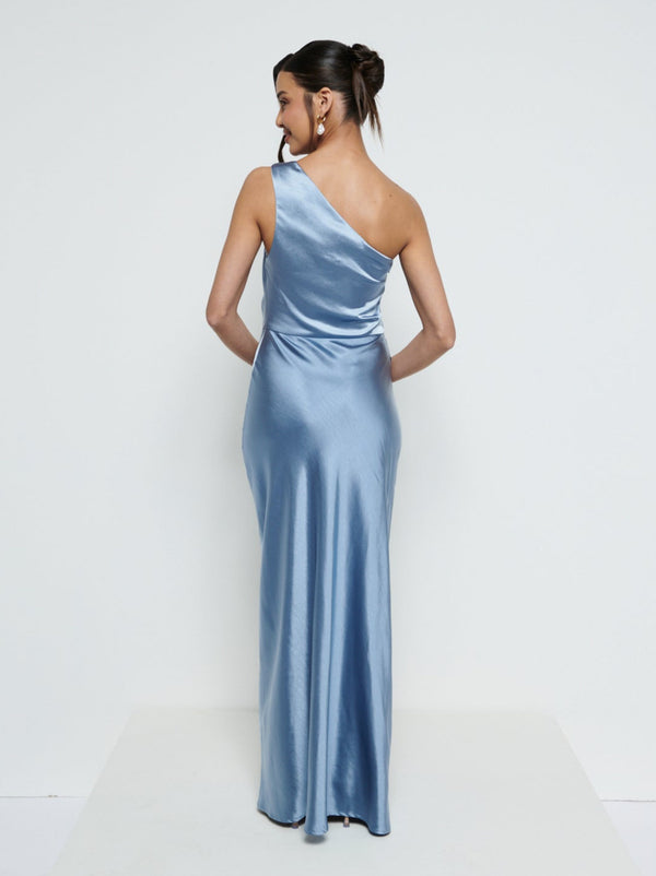Pretty Lavish Juliet Ruched Maxi Bridesmaid Dress
