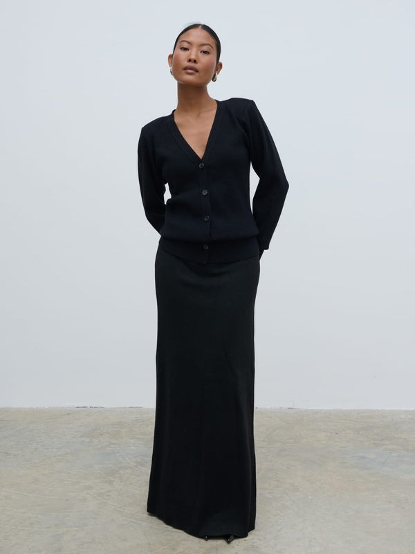 Pretty Lavish Justine Rib Knit Cardigan