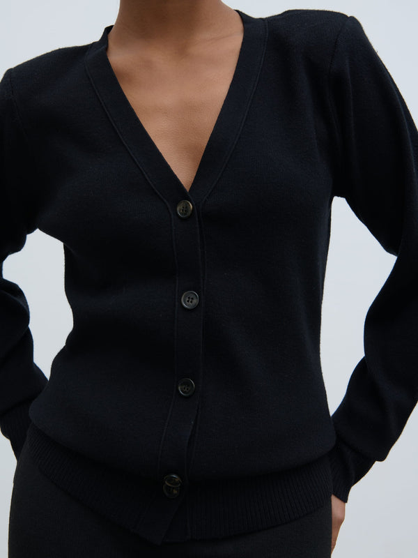 Pretty Lavish Justine Rib Knit Cardigan