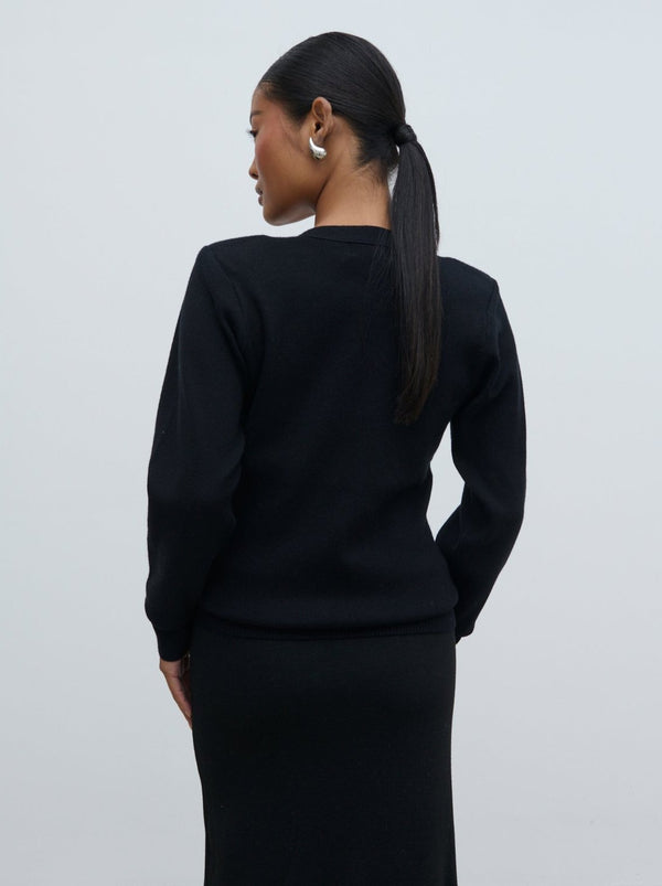 Pretty Lavish Justine Rib Knit Cardigan