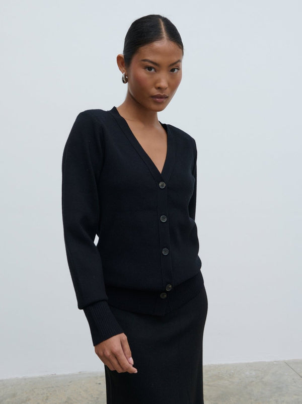 pretty lavish Justine Rib Knit Cardigan