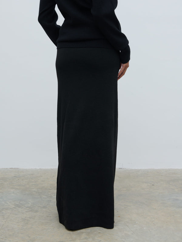 Pretty Lavish Justine Rib Knit Maxi Skirt