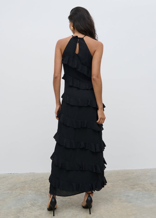 Pretty Lavish Katy Ruffle Midaxi Dress