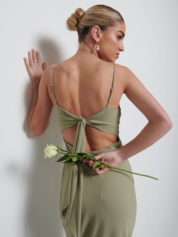 Pretty Lavish Kehlani Twist Cami Bridesmaid Dress
