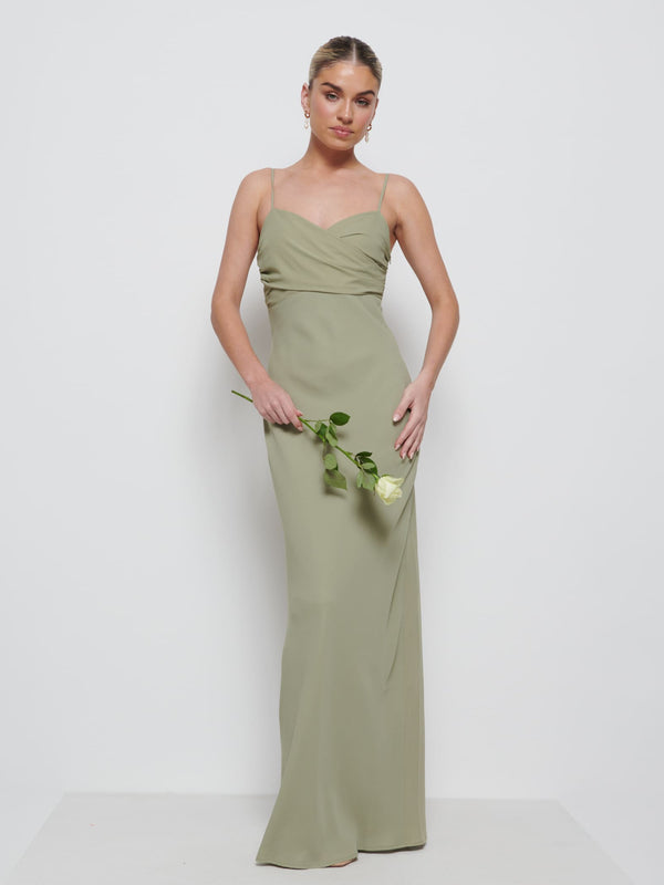 Pretty Lavish Kehlani Twist Cami Bridesmaid Dress