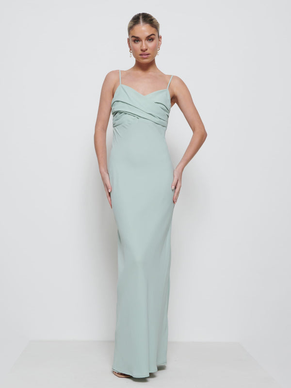 pretty lavish Kehlani Twist Cami Bridesmaid Dress