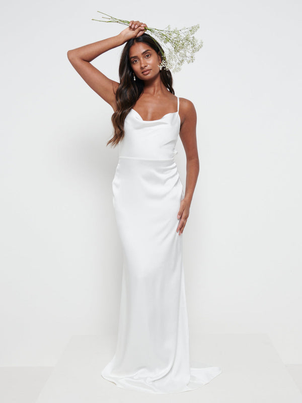 Pretty Lavish Keisha Backless Maxi Dress