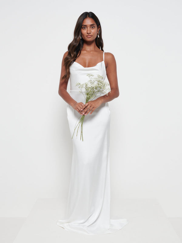 pretty lavish Keisha Backless Maxi Dress