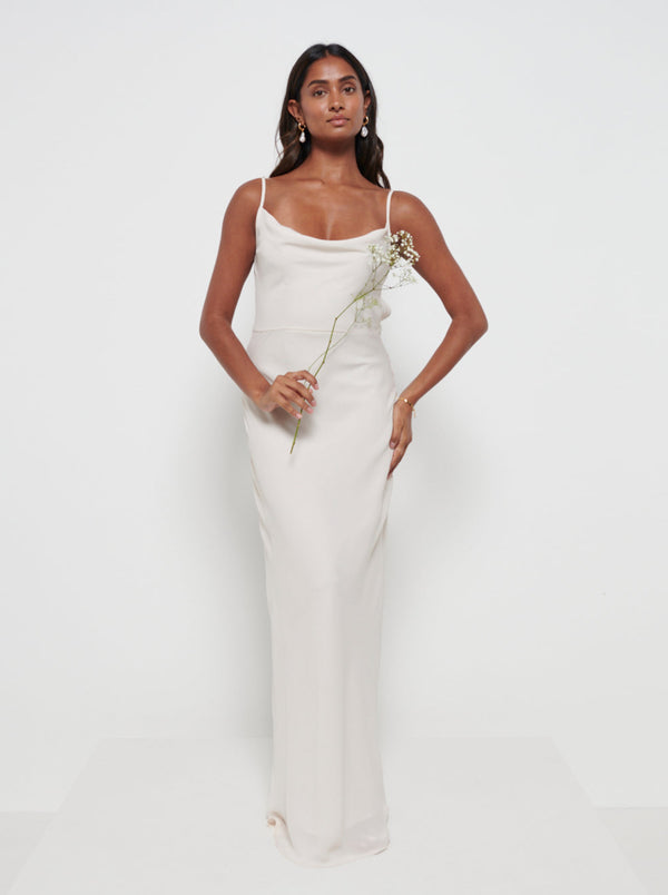 pretty lavish Keisha Chiffon Maxi Bridesmaid Dress