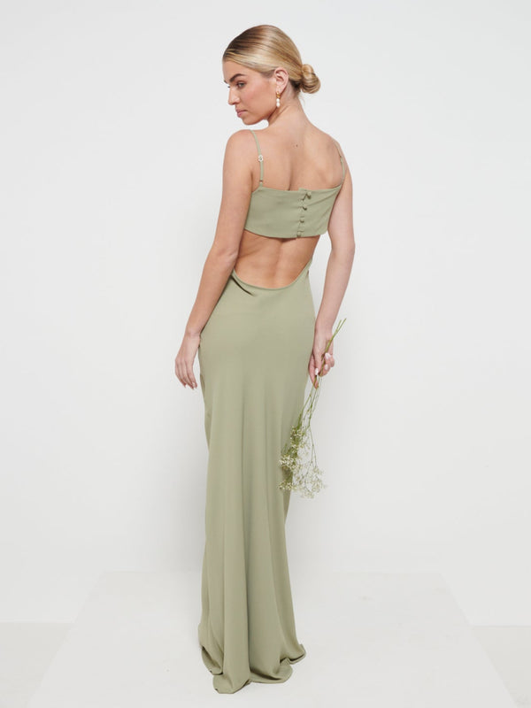 Pretty Lavish Keisha Chiffon Maxi Bridesmaid Dress