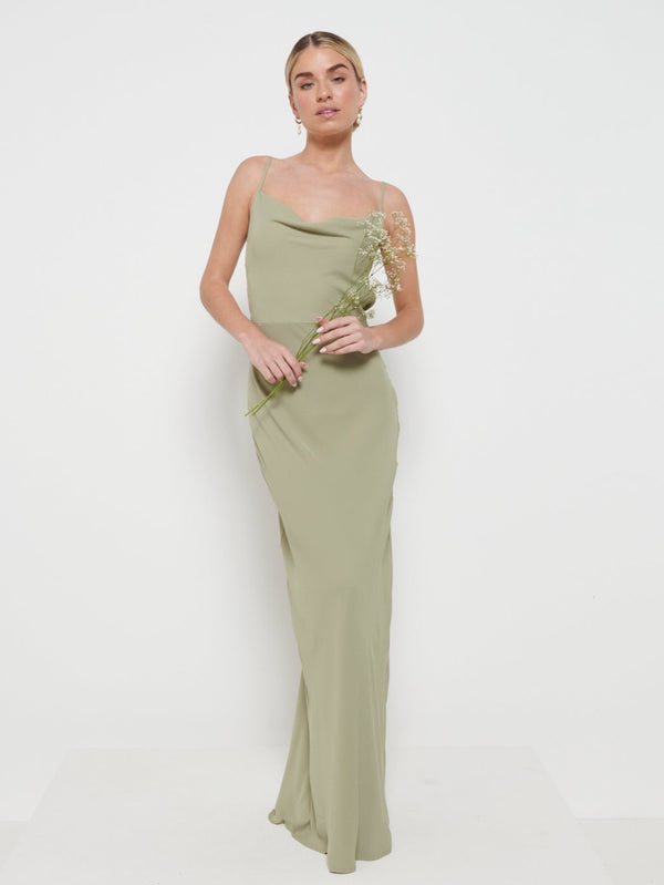 pretty lavish Keisha Chiffon Maxi Bridesmaid Dress