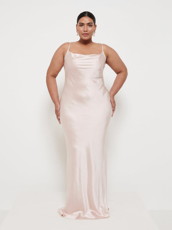 Pretty Lavish Keisha Maxi Bridesmaid Dress Curve