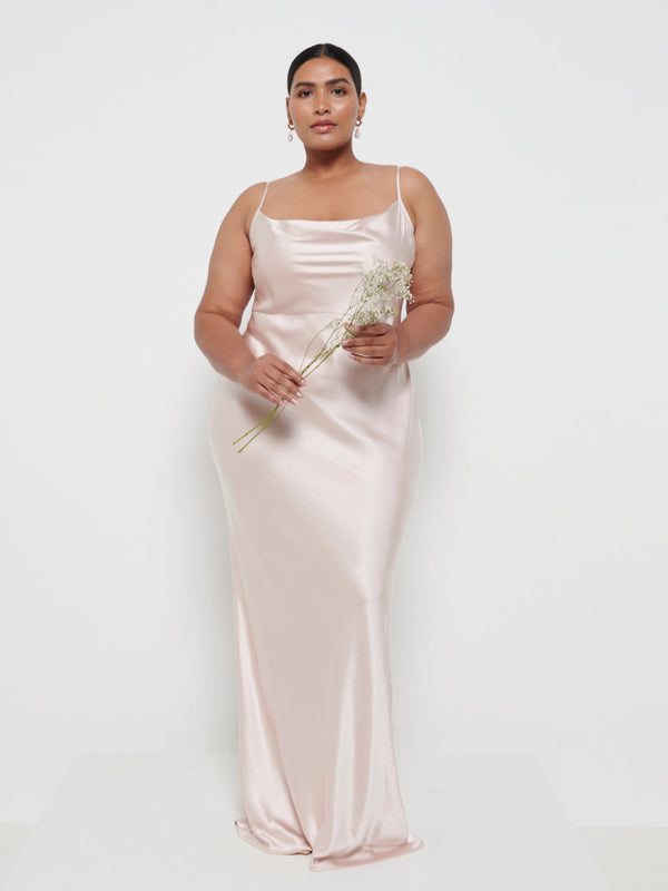 pretty lavish Keisha Maxi Bridesmaid Dress Curve