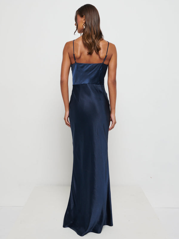Pretty Lavish Keisha Maxi Satin Bridesmaid Dress